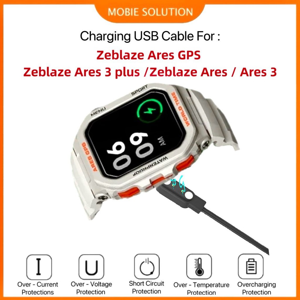 Usb สําหรับ Zeblaze Ares GPS / Zeblaze Ares 3 plus Zeblaze Ares3, สายชาร์จ Ares สายชาร์จเร็ว สายไฟ
