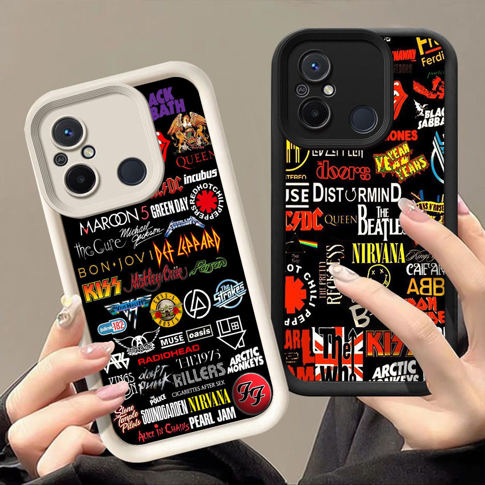 สําหรับ Xiaomi Redmi POCO F7 C55 C31 หมายเหตุ A2 10C A1 9A 7 9C 6A 9T 12C Pro A5 C71 Q-41 แฟชั่น Roc