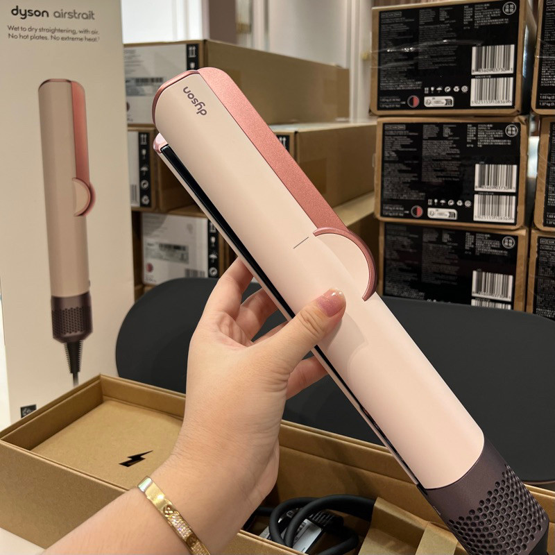 (มีโค้ดลด) Dyson Airstrait Ceramic Pink ไดสันที่หนีบผมเป่าผม
