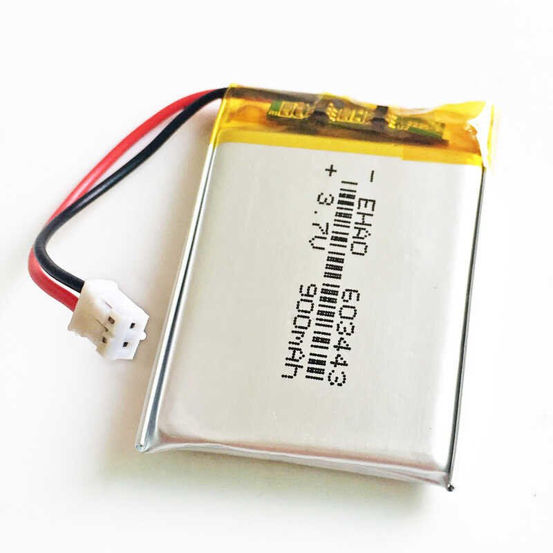 Δ 5 ชิ้น 3.7V 900Mah Li-Polymer แบตเตอรี่แบบชาร์จไฟได้ 603443 JST PH