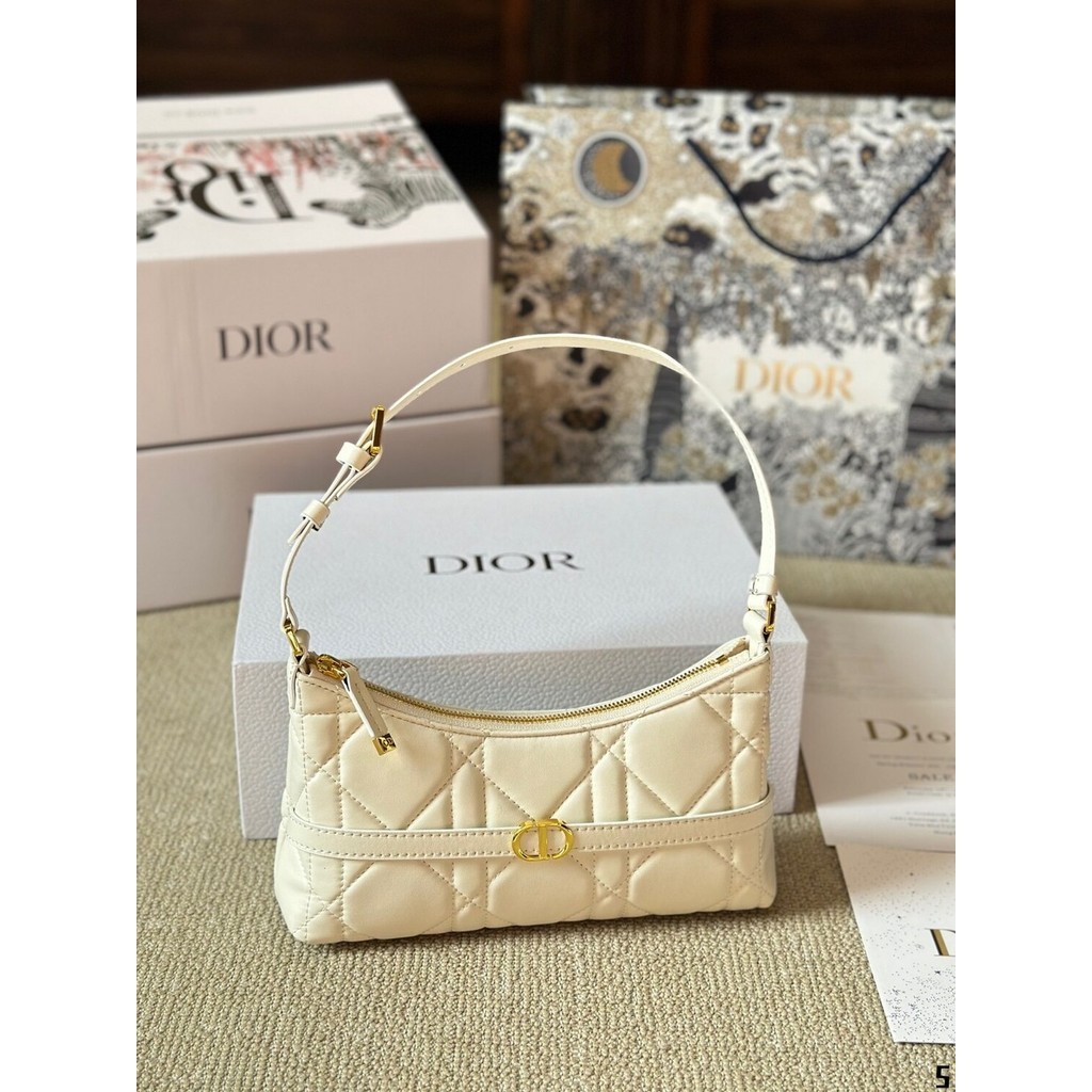 ((YuYu Ready Stock) กระเป๋าใต้วงแขนแฟชั่นElegant Dumpling Bag Miniประณีตกระเป๋าสะพายคลาสสิกMessengerกระเป๋ากระเป๋าถือหรูหราขนาด 24 * 13 ซม.