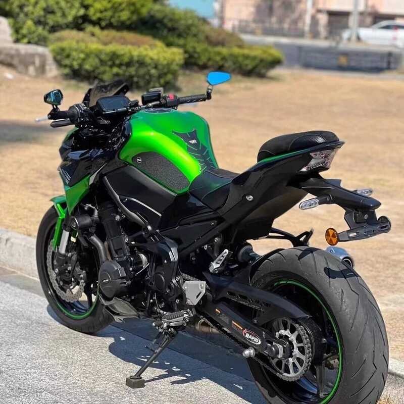 เหมาะสําหรับคาวาซากิ Z400 Z800 Z250 ดัดแปลงจับกระจกมือจับกระจกมองหลังการแข่งขันกระจกมองหลังจับกระจก