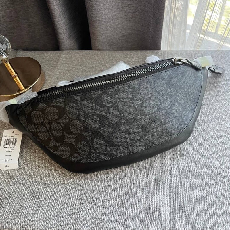 Coach คาดอกชาย WARREN BELT BAG IN SIGNATURE CANVAS (COACH F78777)