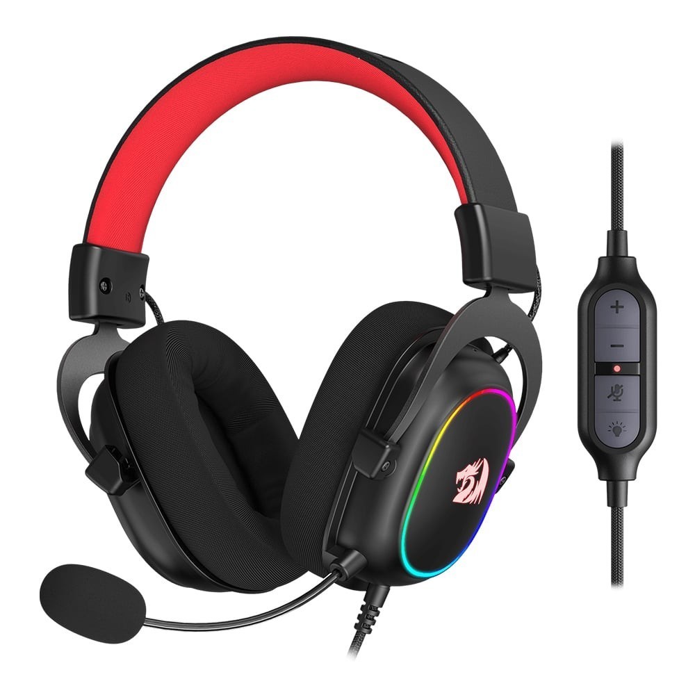 HEADSET REDRAGON H510 ZEUS-X RGB (BLACK)