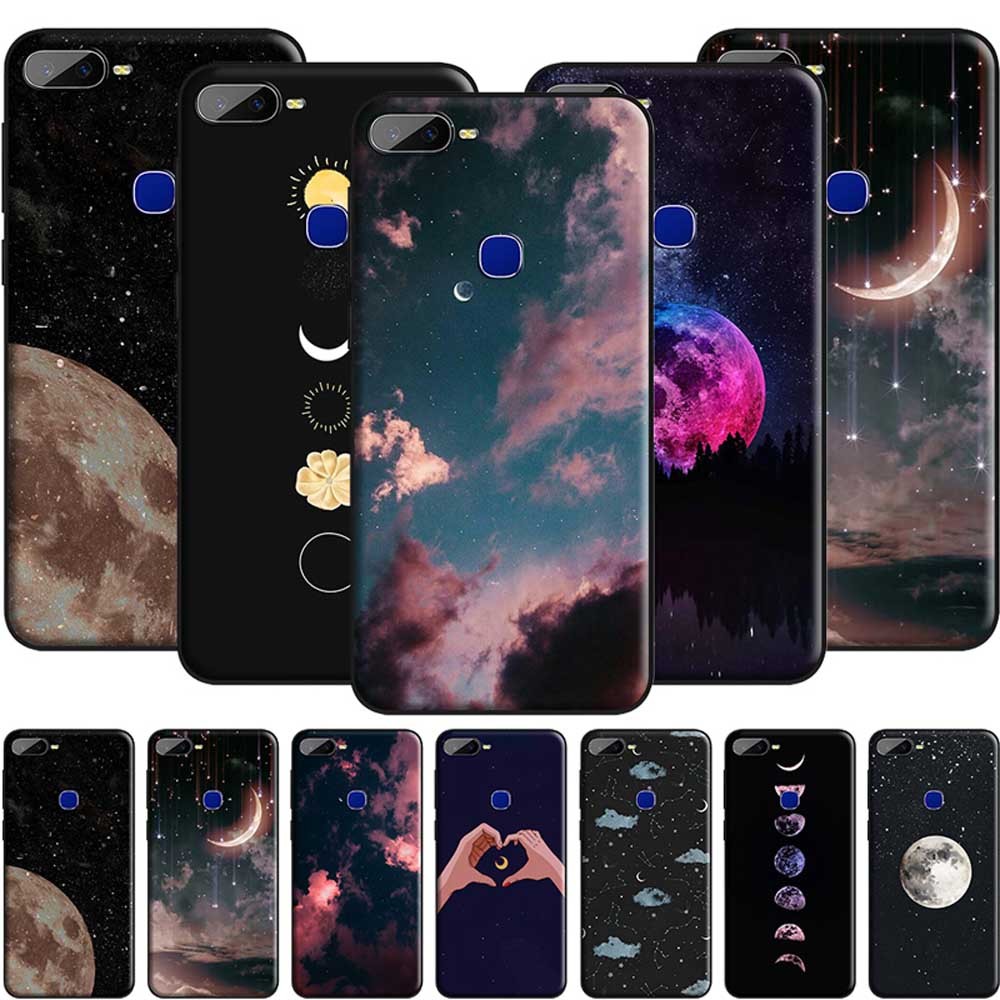 88_FEB Moon Designซิลิโคนอ่อนนุ่มTPUสําหรับRedmi 13 13C 14Cหมายเหตุ12S 4G 5G