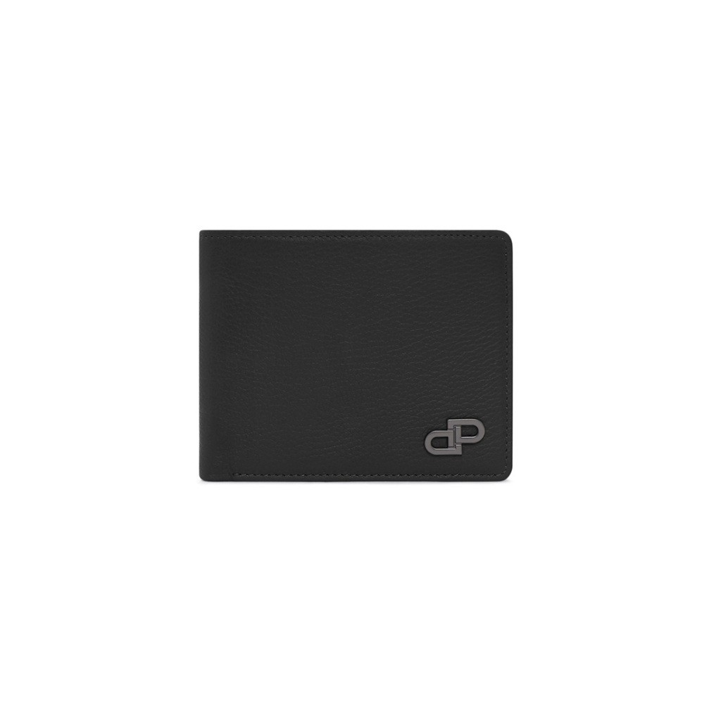 DAPPER กระเป๋าสตางค์ DP Iconic Leather Billfold Wallet สีดำ (BWMBK/1136SF)