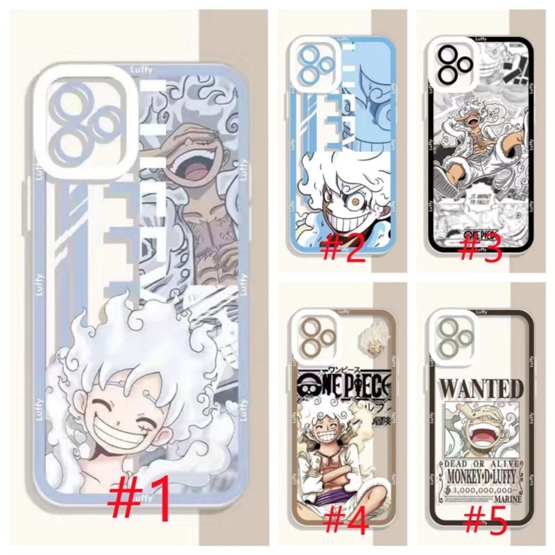 สําหรับ POCO F8 X8 X7 F7 M7 Ultra C75 F1 F4 X5 M5 Pro Max GT 4G 5G TH1 ใสเคสโทรศัพท์ one piece luffy เกียร์ 5