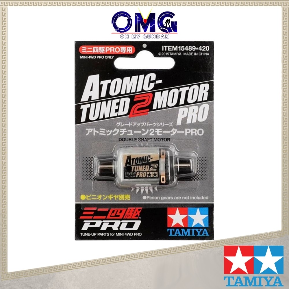 Tamiya Mini 4WD Tune-Up Parts Atomic-Tuned 2 Motor Pro (มอเตอร์เพลาคู่) 15489 Mini 4WD รถมอเตอร์ Pro