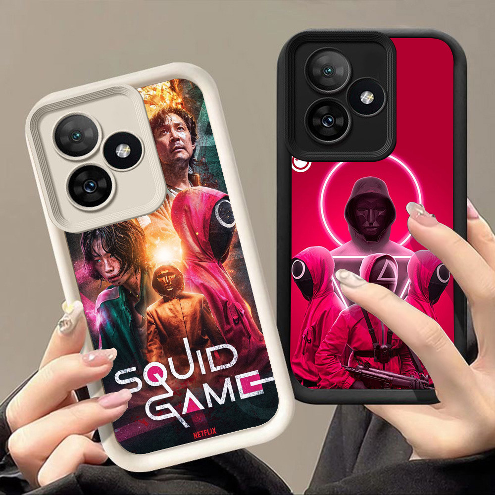 สําหรับRealme 14 14T 14X Narzo C53 C63 C51 หมายเหตุ 50 GT 6 NEO6 SE C61 60 N53 N61 5G Q-56 เกมปลาหมึ