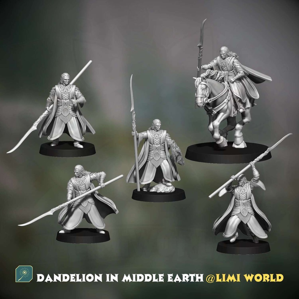 [DND] Elf Supreme King Gilgarard Third Party Model Magic Ring King Ring Board Game DND Running Team 