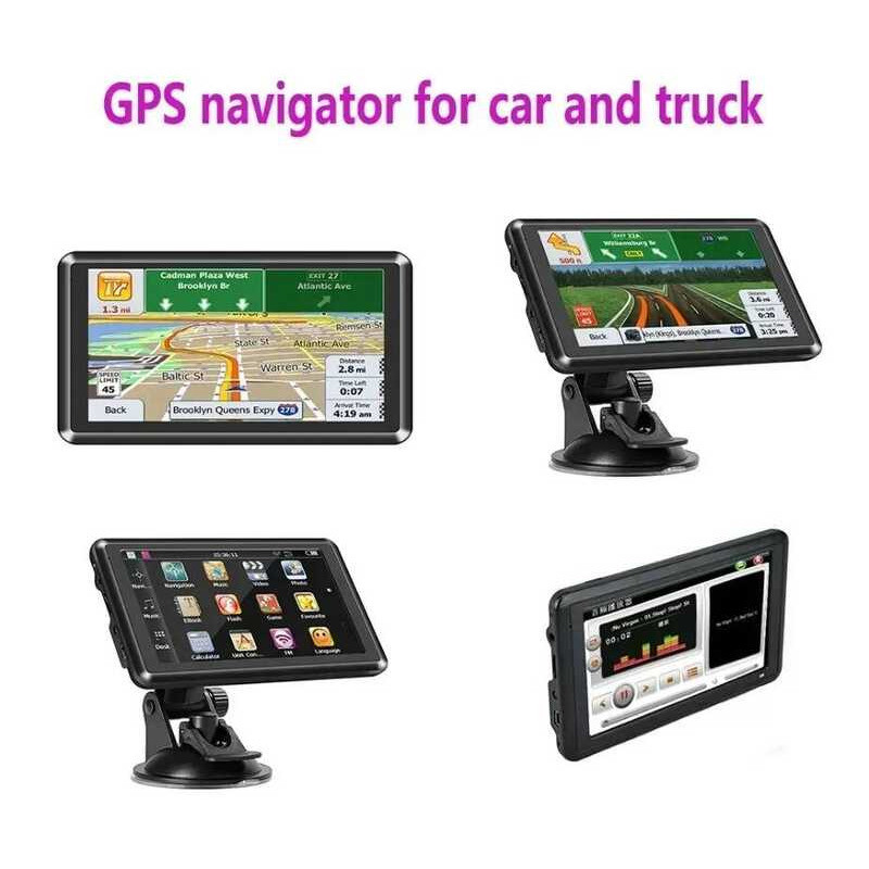 รถนําทาง GPS X20-1 Q5-1 5 7 "8G + 256M หน้าจอสัมผัสหลายฟุตความละเอียดสูง 8G สําหรับรถยนต์และรถบรรทุก