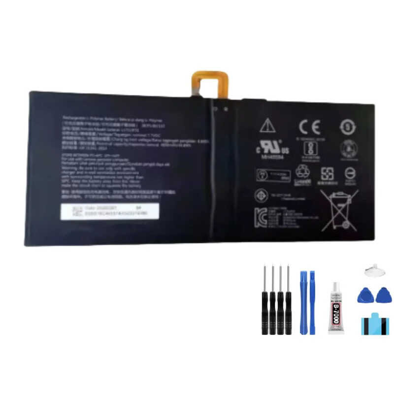 ▥ RUIXI แบตเตอรี่ 7.7V 4650Mah 35.8Wh L17d2p31 แบตเตอรี่สําหรับ Lenovo Yb-J912f โยคะ Book C930