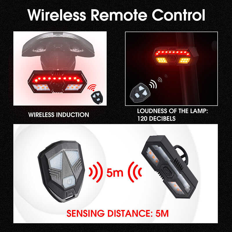 WEST [Ready] BIKING จักรยานไฟ USB ชาร์จไฟท้ายจักรยานกันน้ำพร้