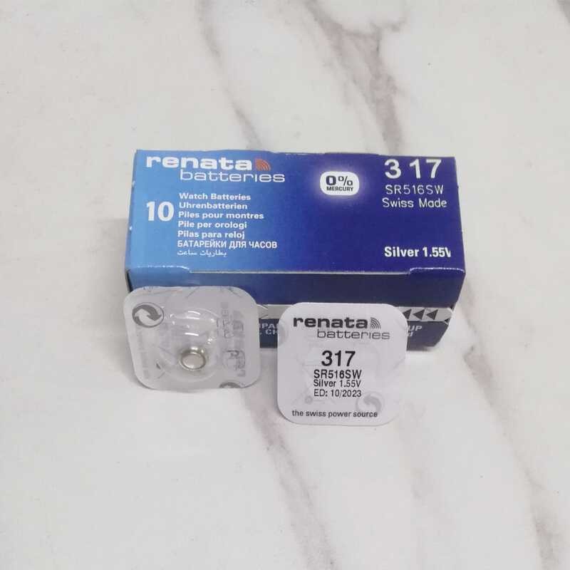 Δ 20 ชิ้น Renata Long LASTING 317 Sr516sw Sr62 D317 V317 นาฬิกาปุ่มเซลล์ผล