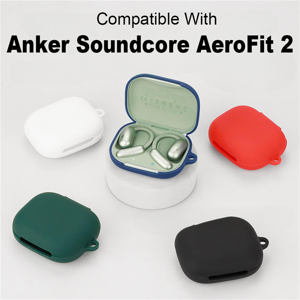 สําหรับ Anker Soundcore AeroFit 2 ล้างทําความสะอาดได้ป้องกันฝุ่นกันลื่นหูฟังป้องกันกรณี