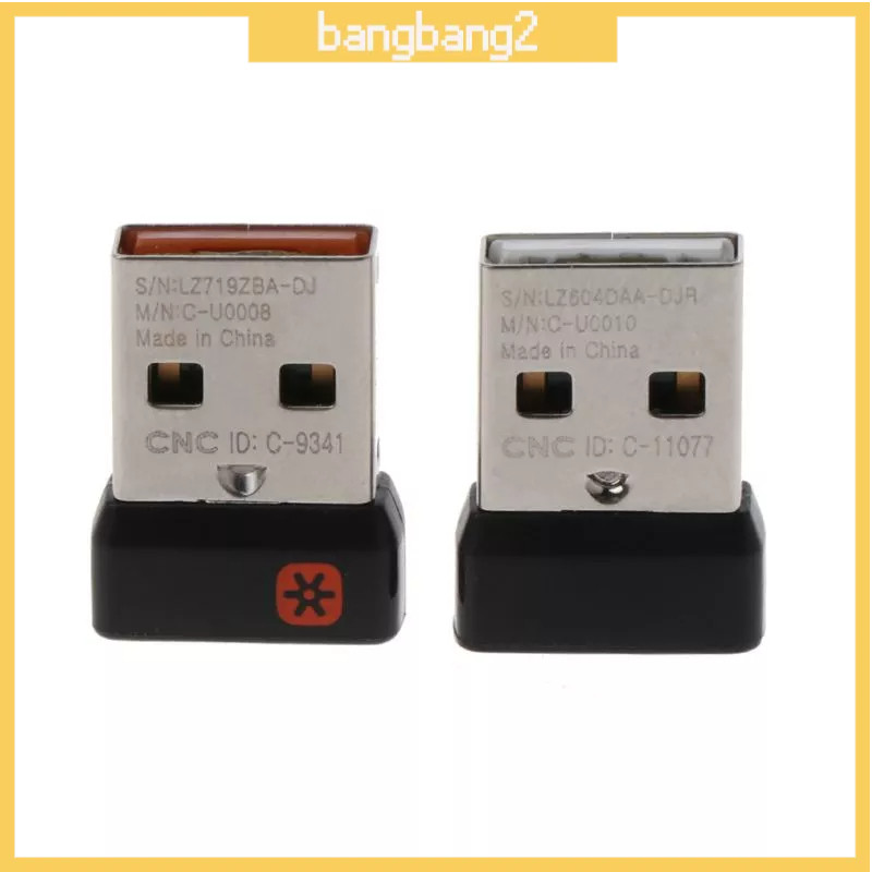 ในสต็อก Bang Wireless Dongle Receiver อะแดปเตอร์ USB Unifying สําหรับคีย์บอร์ดเมาส์ Logitech