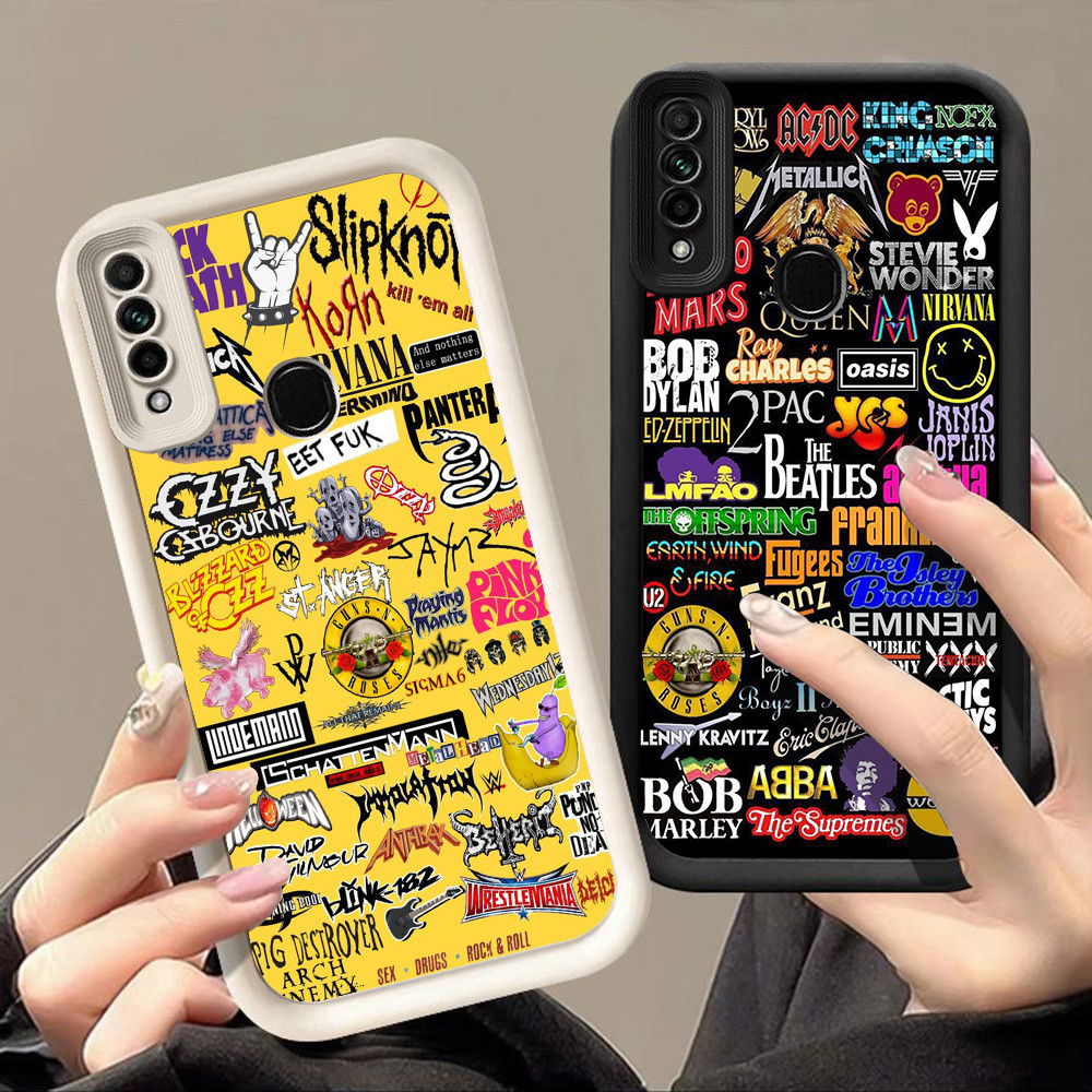 สําหรับ OPPO Reno A53 3 F15 A31 A33 A91 A53S Realme C17 C85 Pro 7i Q-77 Rock Band