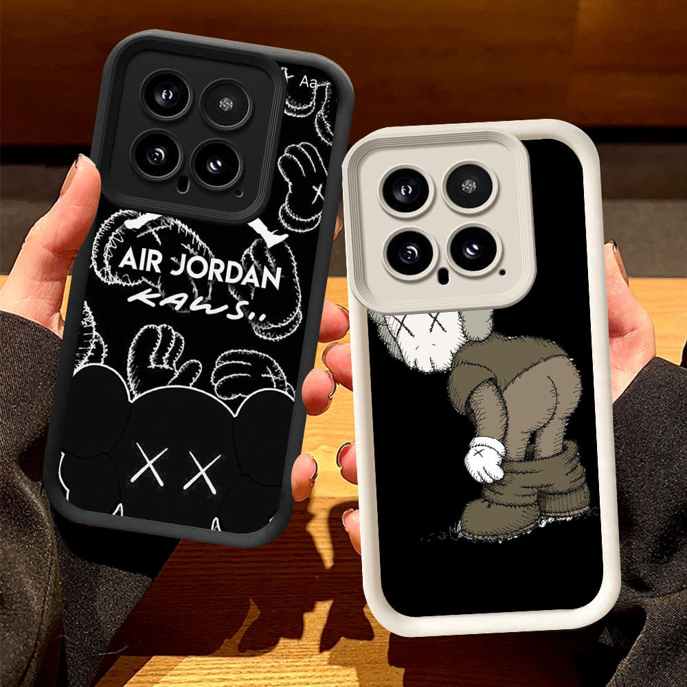 เคส O-20 KAWS สําหรับ Xiaomi 13T 14 14T Pro สีดําและสีขาว