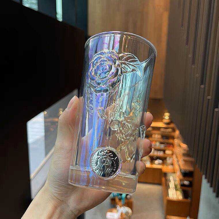 Official Startbuck Store China Starbuck Cup Camellia Dazzg Color Three-Dimensional Relief Coffee