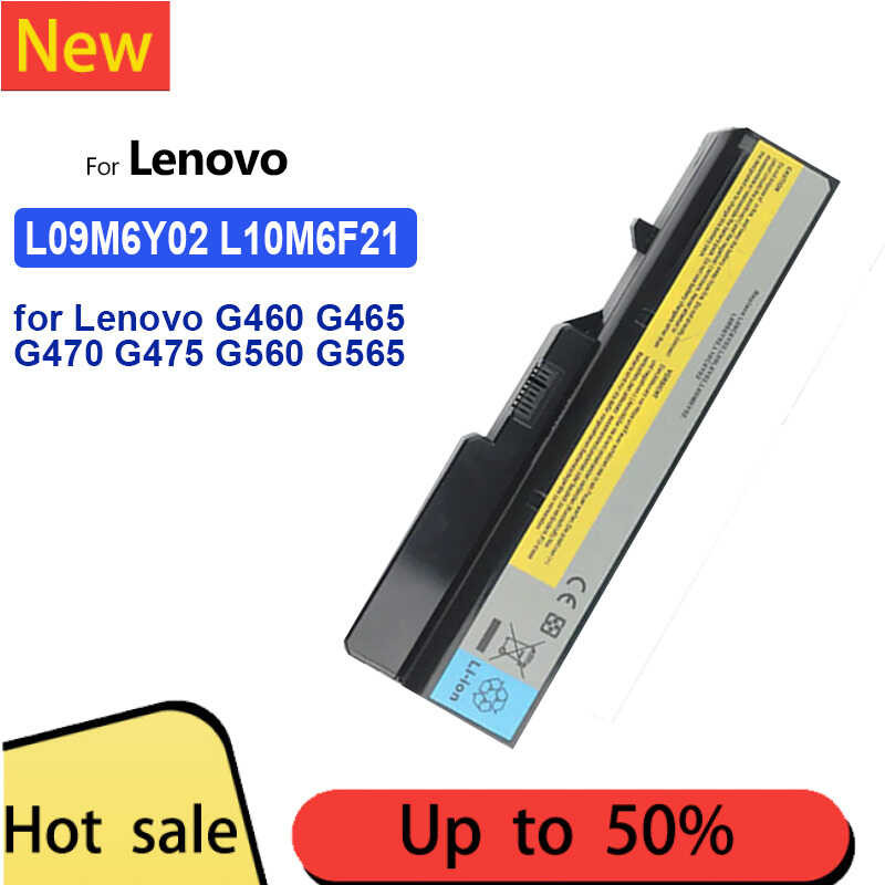 L09M6Y02 L10M6F21 L09S6Y02 L09L6Y02 แบตเตอรี่ for Lenovo G460 G465 G470 G475 G560 G565 G570 G575