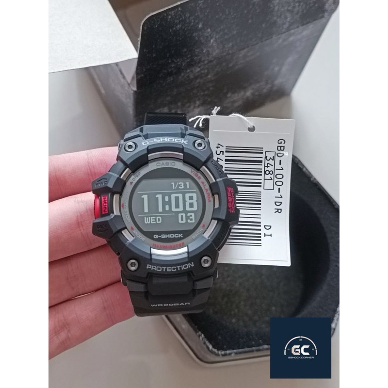 ในสต็อก G-SHOCK ของแท้ 100% GBD-100-1DR/GBD-100-1/GBD100/GBD-100 BLUETOOTH