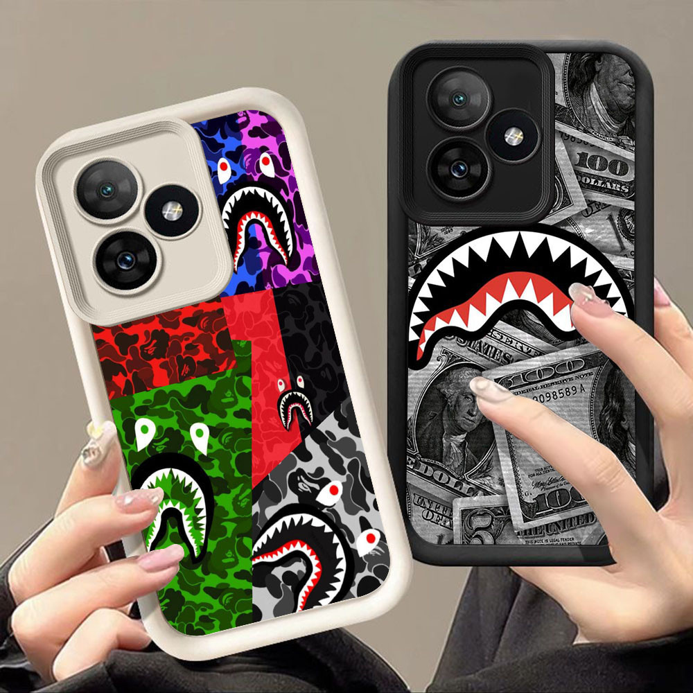 เคสสําหรับRealme 14 14T 14X Narzo C53 C63 C51 หมายเหตุ 50 GT 6 NEO6 SE C61 60 N53 N61 5G Q-85 Bape