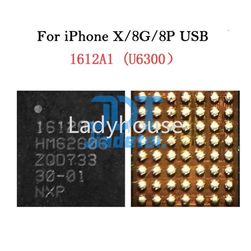 1 ชิ้น/ล็อต 1612A1 U6300 Hydra U2 USB charger ชาร์จ ic ชิป 56pins สําหรับโทรศัพท์ iP 11/PRO/MAX X /X