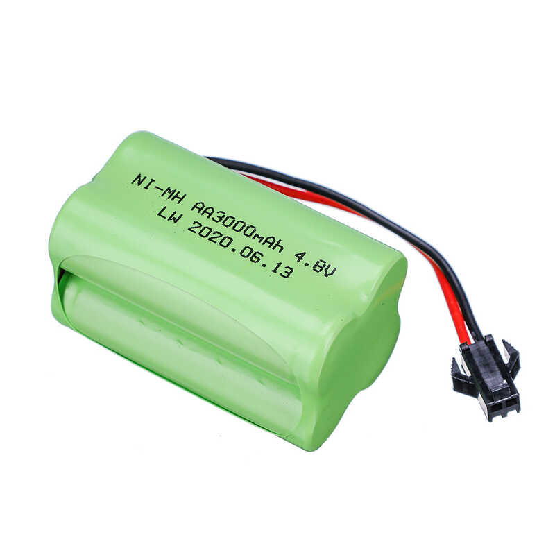 Δ 4.8V 6V 7.2V 8.4V 9.6V 3000Mah แบตเตอรี่ สำหรับ Rc Tan Boat   AA 3.6V Nimh