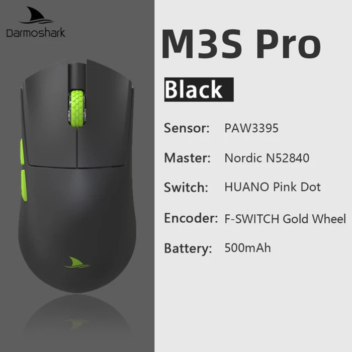 M3s-Pro Darmoshark 4กิโลเฮิรตซ์ไร้สายบลูทูธเซ็นเซอร์ PAM3395เมา
