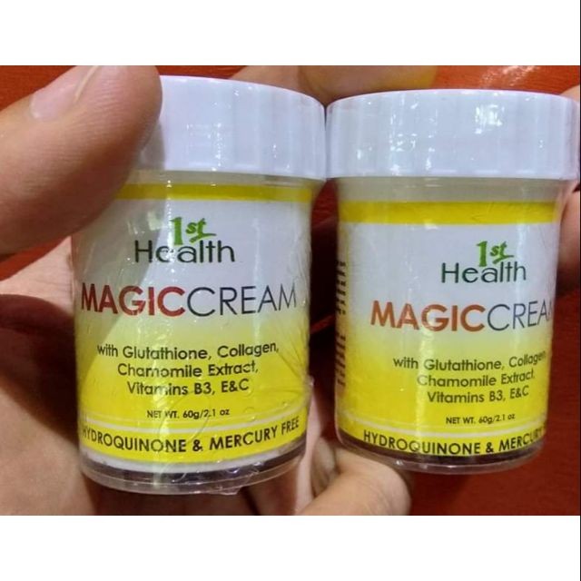 ในสต็อก 1st Health Magic Cream(HYDROQUINONE และ MERCURY FREE)