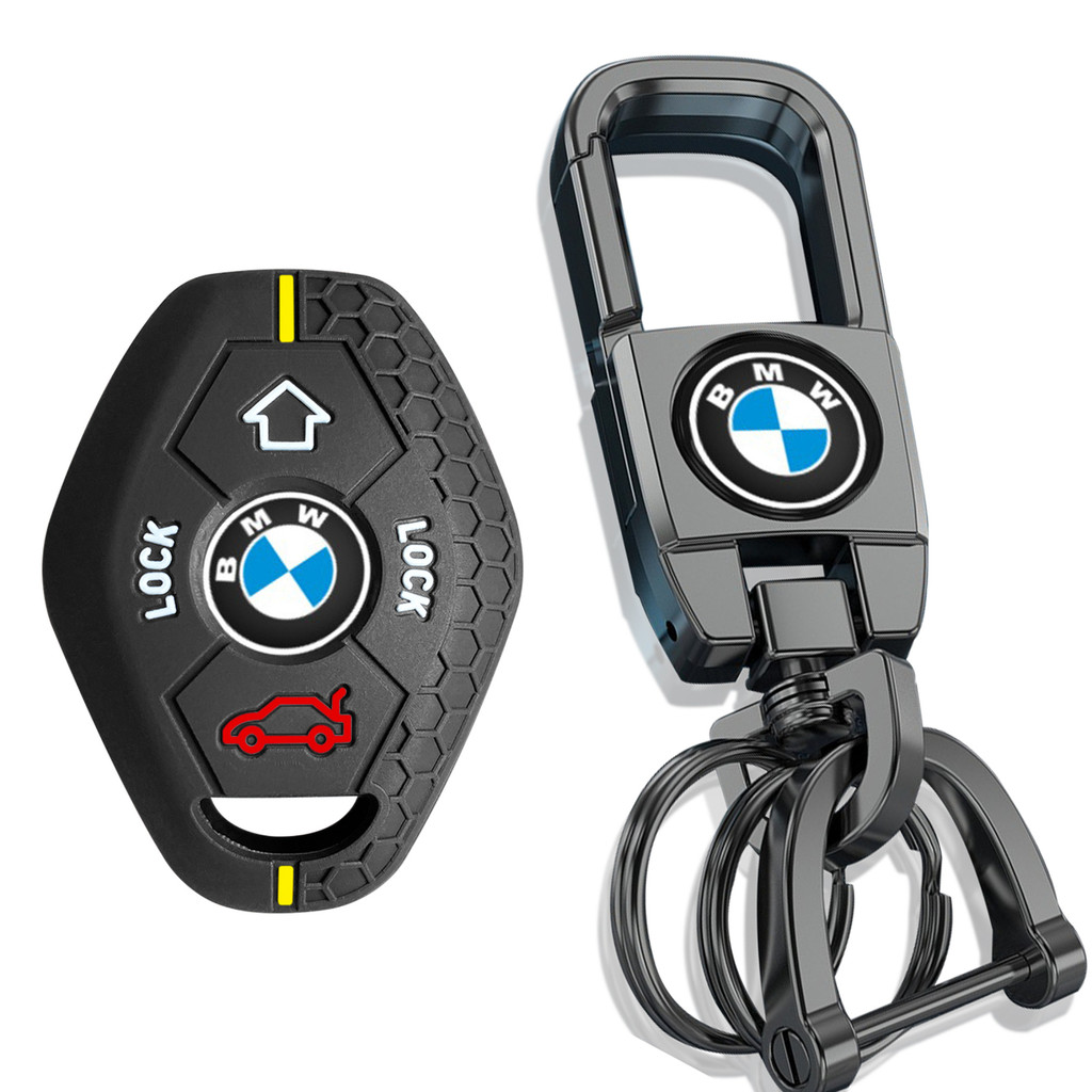 Bmw X5 E53 E63 E60 E39 X5 E53 X3 F83 E46 E38 Z3 Z4 M5 330i 325i Series 3 5 7 ซิลิโคน Remote Key Fob กรณีผู้ถือ Key Key ฝาครอบพวงกุญแจ