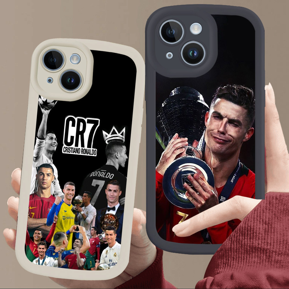 J-16 CR7 Ronaldo Soft Cover Case สําหรับ iPhone 8 14 13 7 Plus Pro Max
