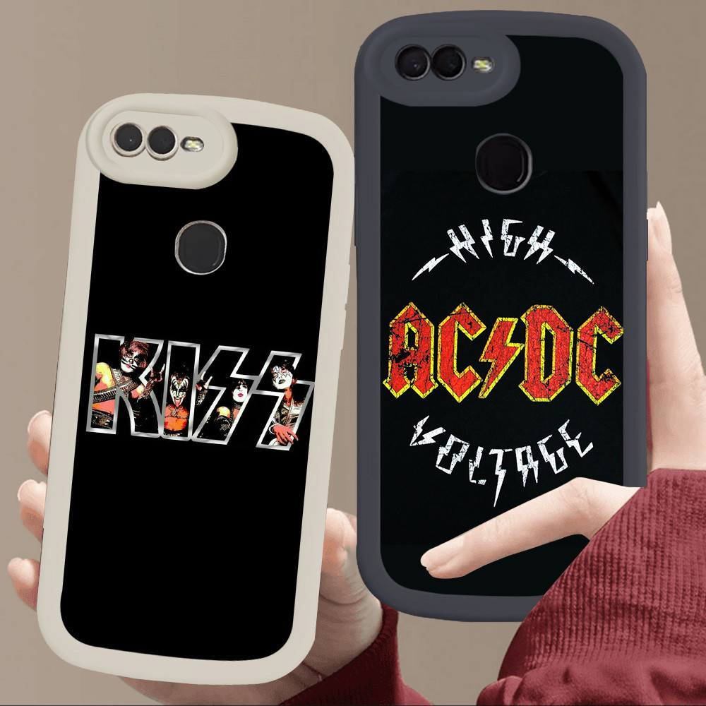 J-1 Rock Band Soft Cover Case สําหรับ OPPO Realme C2 C1 A1K A5 A12E C2S A3S A7 A5S A12 A12S A11K