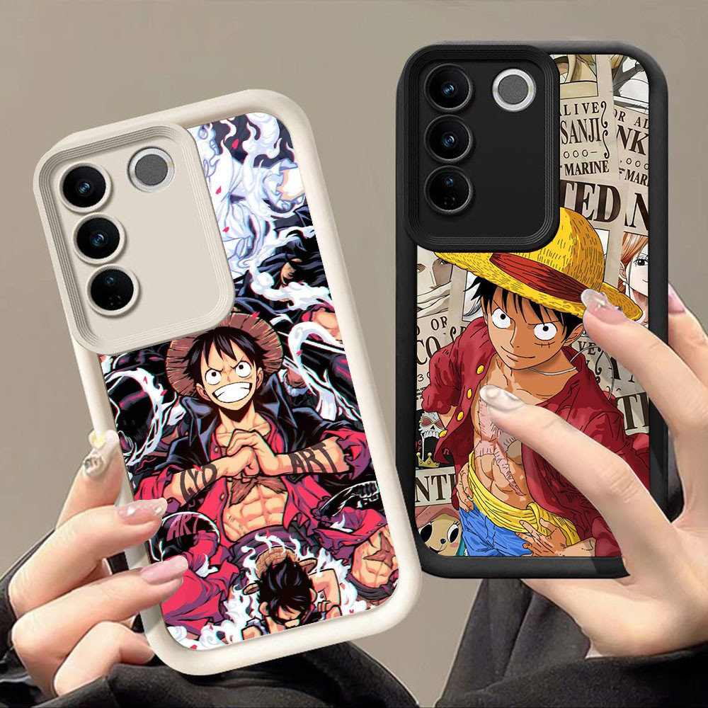 สําหรับ VIVO Y200e Y100 Y81s Y73 V29 V21 Y83 Y81 V21E V29E V27E V27 Pro 5G Q-40 One Piece Luffy