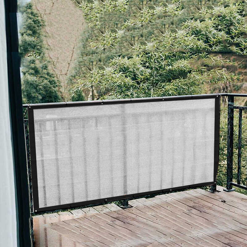 2M 1M 3M 4M 5M 6M Balcony Privacy Screen Shades Awnings Grey Color Outdoor Fence Backyard Sun Sha
