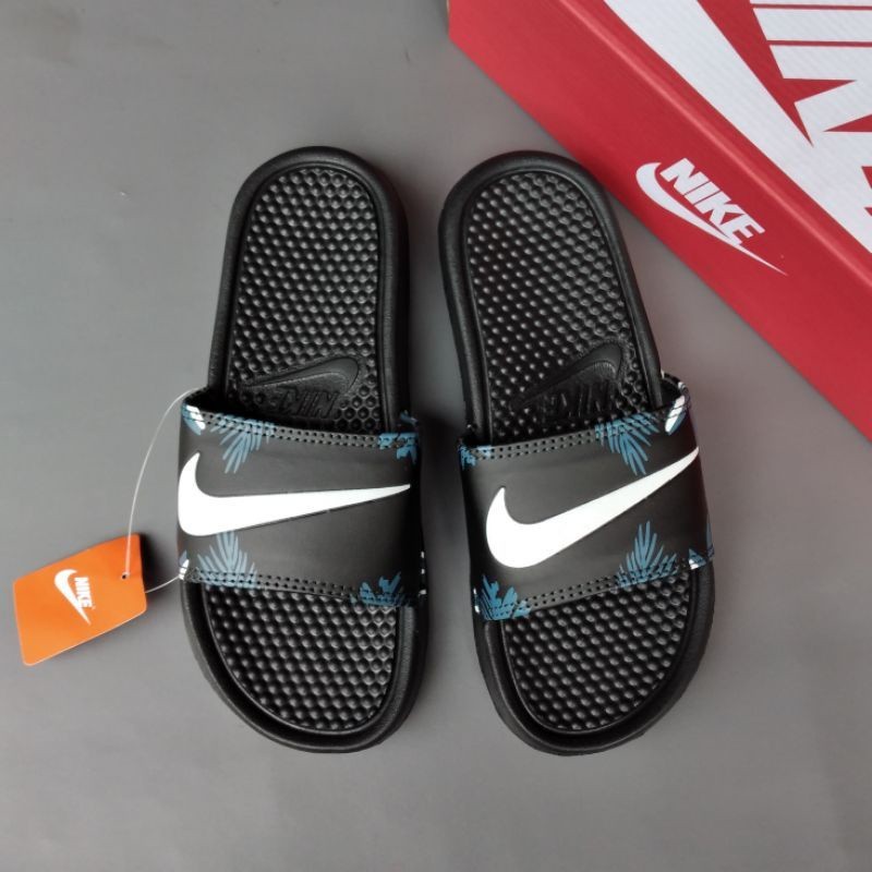 ในสต็อก PRIA Nike Benassi รองเท้าแตะสําหรับผู้ชาย, รองเท้าแตะผู้ชาย Flip Flop สุดเท่สําหรับผู้ชาย, อ