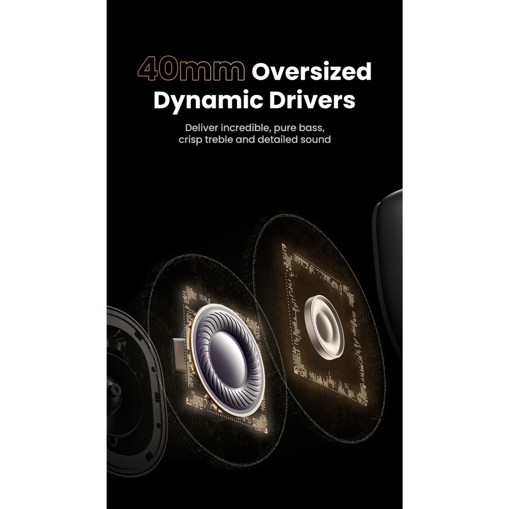 UGREEN รุ่น 35757 Hitune Max5C หูฟังไร้สาย BT 5.4 ANC ลดเสียงรบกวน 43dB สำหรับ iPhone