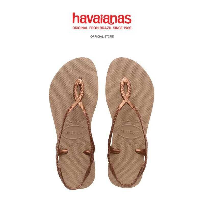 HAVAIANAS รองเท้าแตะผู้หญิง Luna Sandals ROSE GOLD 41296975282F_C3GDXX