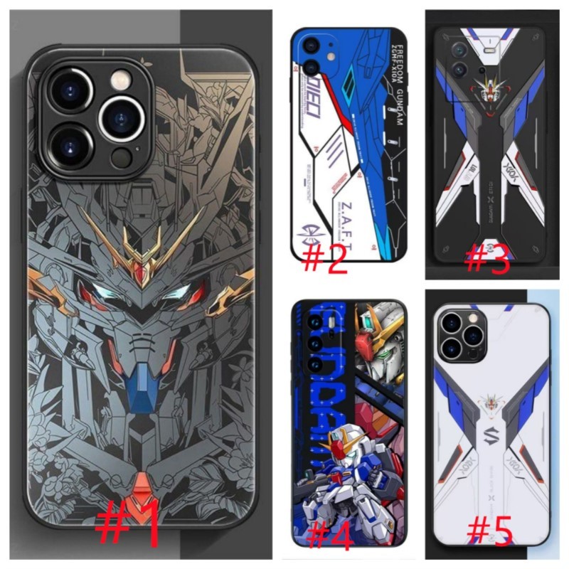Nubia Focus 2 Red Magic 11 10 Air 9 9S 8 8S 5S 6 6S 6R 7 7S Pro Plus + 5G 230411 เคสโทรศัพท์นิ่มสีดํา การ์ตูนกันดั้ม