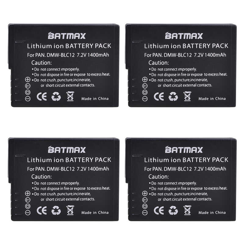 Δ 2 X Blc12e Dmw-Blc12 แบตเตอรี่ + LED USB ชาร์จคู่ Type-C พอร์ตสำหร