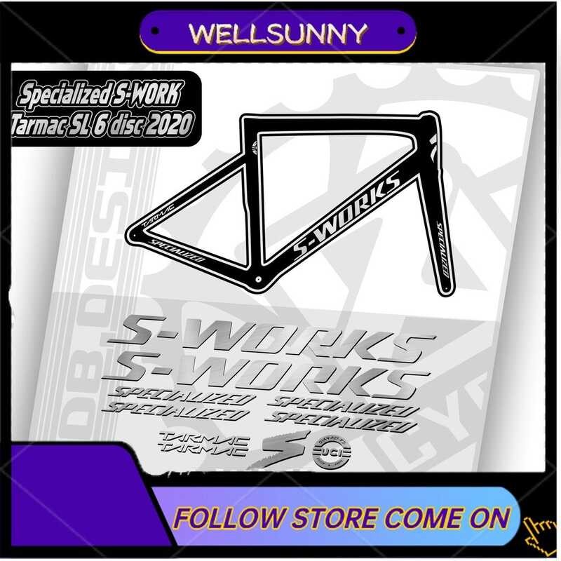 กรอบสติ๊กเกอร์ S-Work TAR Sl8 2020 Road Bike Klaten สติ๊กเกอร์จักรยา