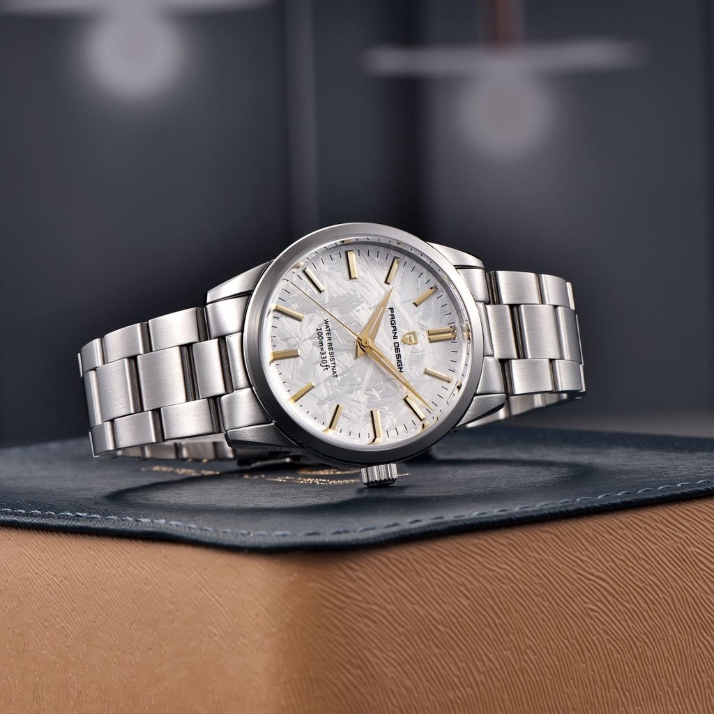 Pagani Design Original ผู้ชาย VH31 การเคลื่อนไหวนาฬิกาควอตซ์ Luxury Sapphire AR เคลือบสแตนเลสผู้ชาย