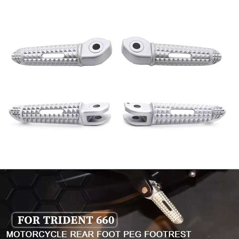 J Triumph Trident 660 Triumph Trident 660 Retrofit ด้านหลังเหยียบเท้ากันลื่น