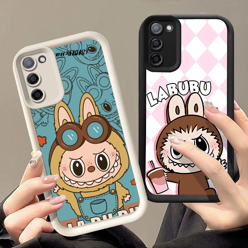 เคสสําหรับ Samsung A10 A72 M07 F07 J2 M30S J4 J7 J6 A7 M21 Prime Plus Pro 5G Q-11 น่ารัก LABUBUBU