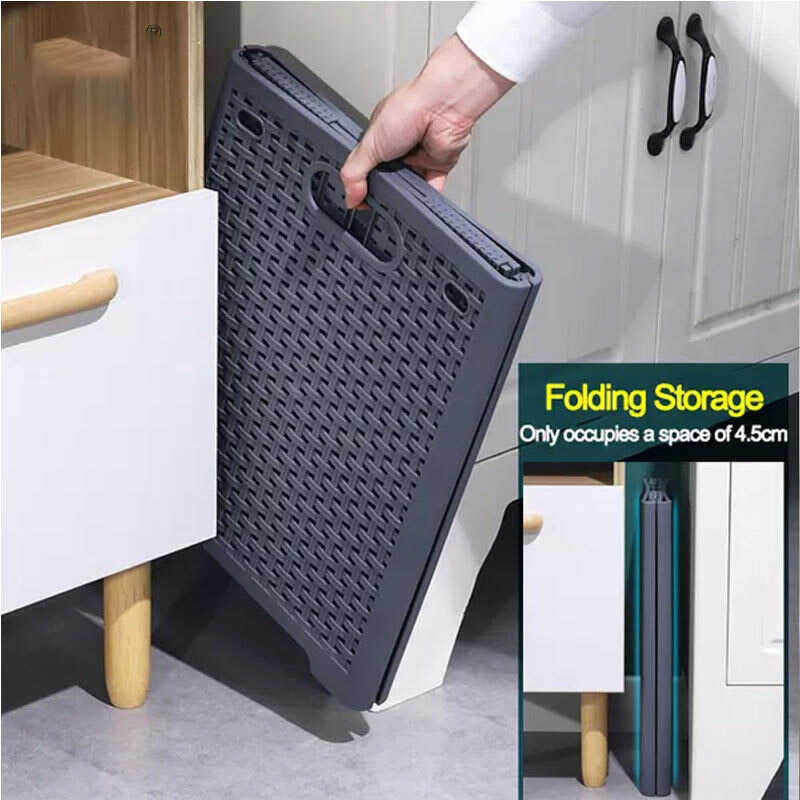 Household Japanese-Style Plastic Hollow Foldable Dirty Clothes Multi-Functional Portable Storage