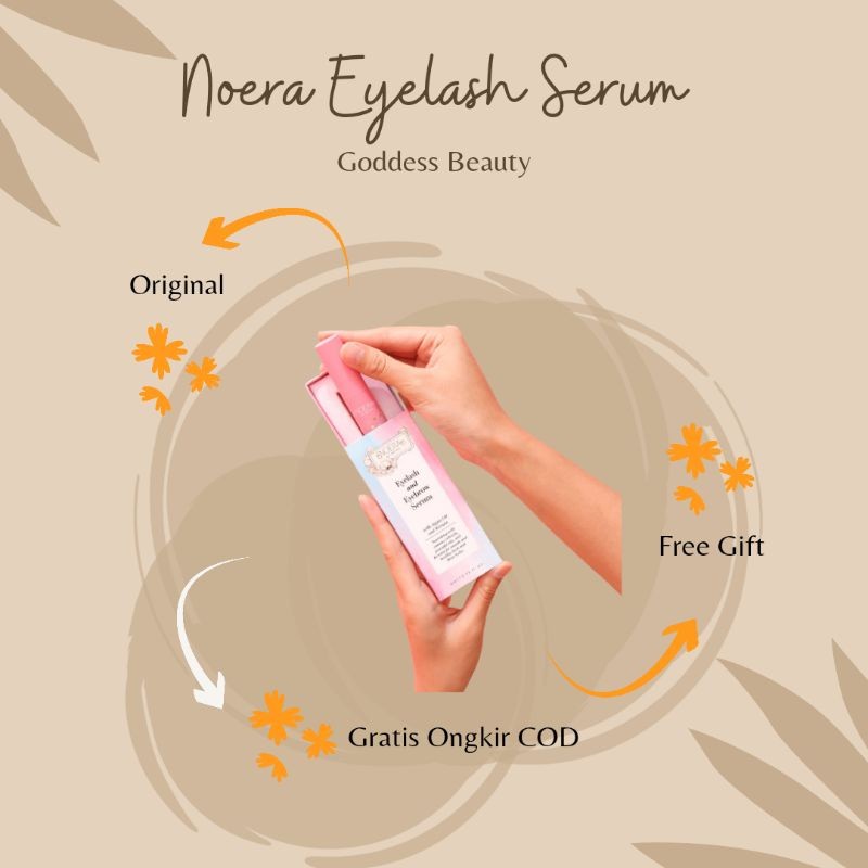 ในสต็อก [ส่วนลดอย่างเป็นทางการ] FREE GIFT Noera Eyelash & Eyebrow Serum