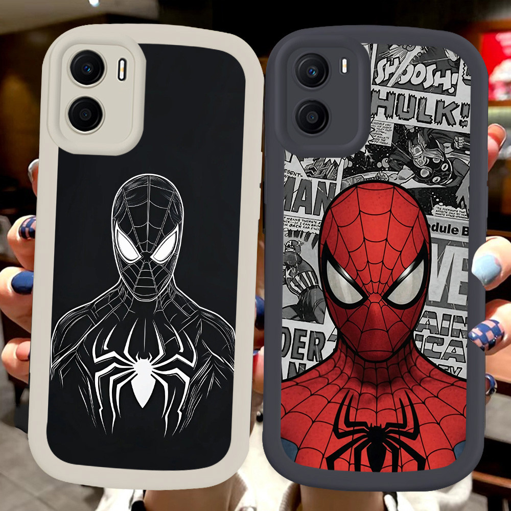 J-26 Spider-man Soft Cover Case สําหรับ OPPO A77 A76 A96 A57 A57S A36 A77S K10 A57E