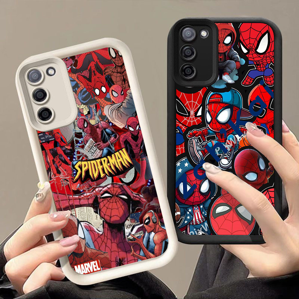 เคสสําหรับ Samsung A10 A72 J2 M30S J4 J7 J6 A7 M21 Prime Plus Pro 5G Q-17 Spider-man