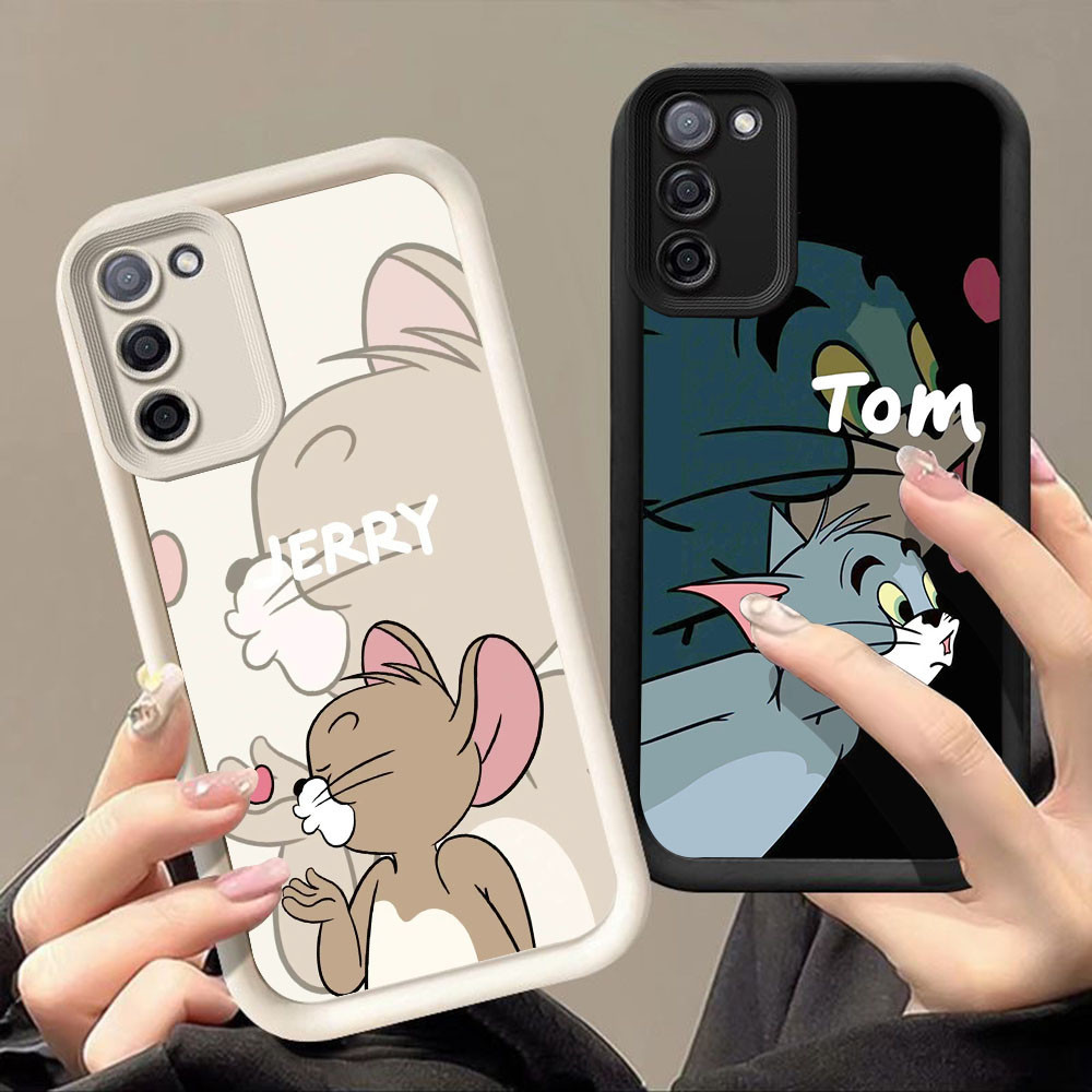 SAMSUNG เคสสําหรับSamsung A10 A72 M07 F07 J2 M30S J4 J7 J6 A7 M21 Prime Plus Pro 5G Q-33 รักคู่