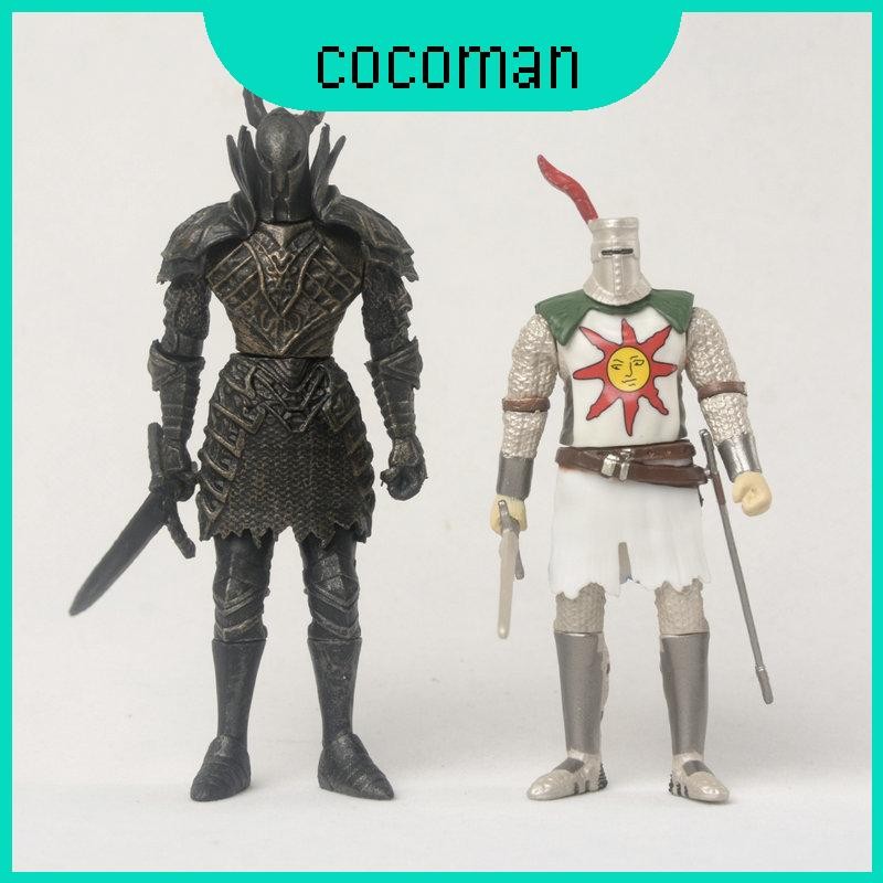 3 Dark Souls นิ้ว Black Knight Action Figure รุ่นข้อต่อวัสดุ Pvc